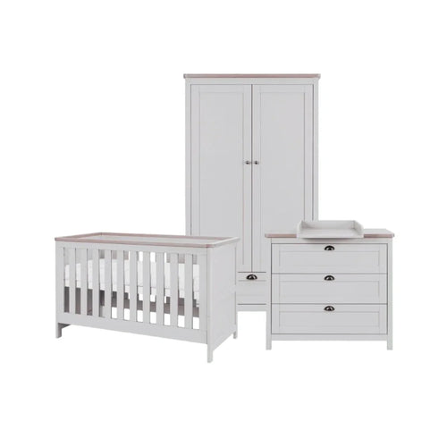 Tutti Bambini Verona 3 pcs Room Set - Dove Grey/Oak