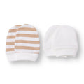 HelloBaby Boys Mitten Striped - Ecru Printed