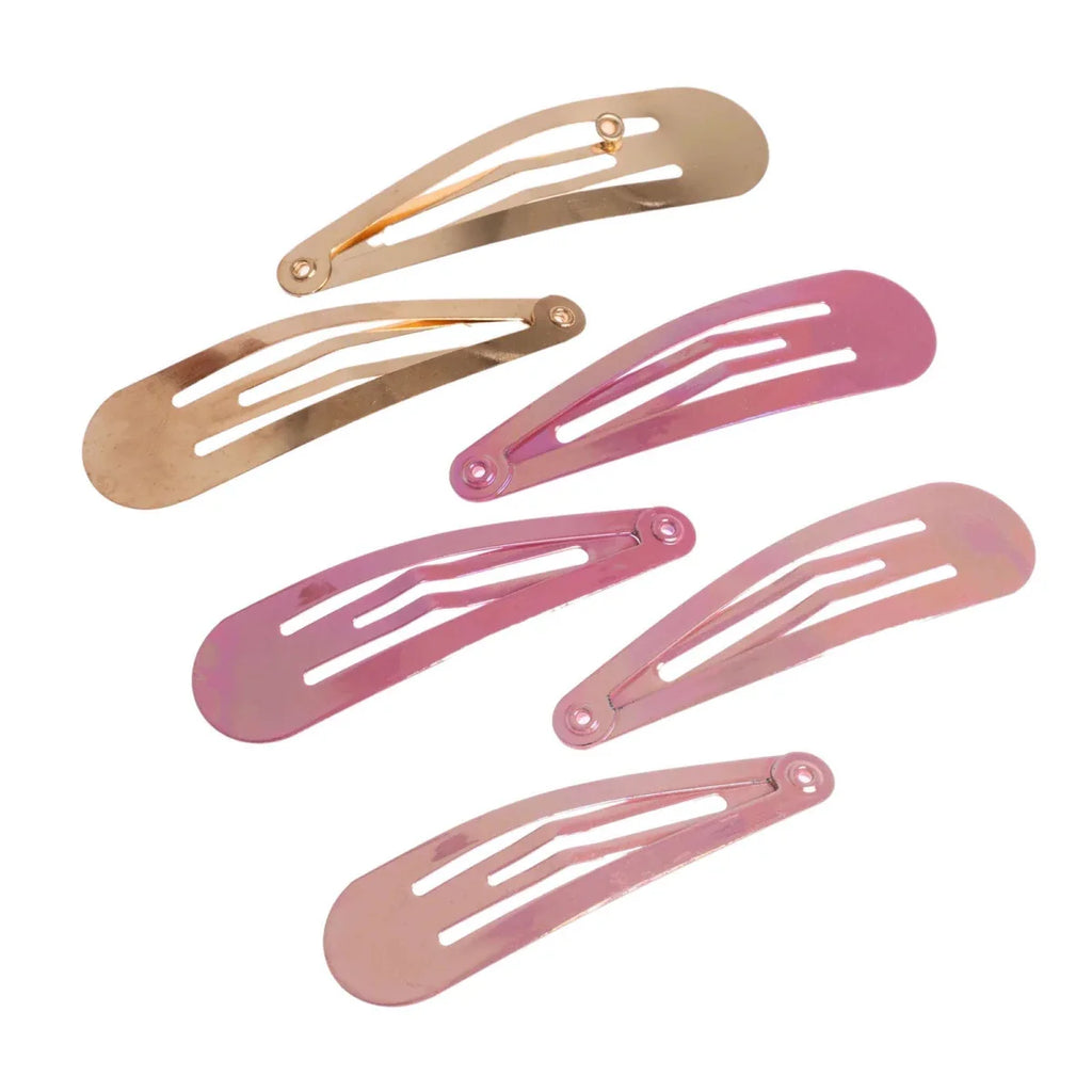 HelloBaby Hair Clips Girls - Mixcolor Printed