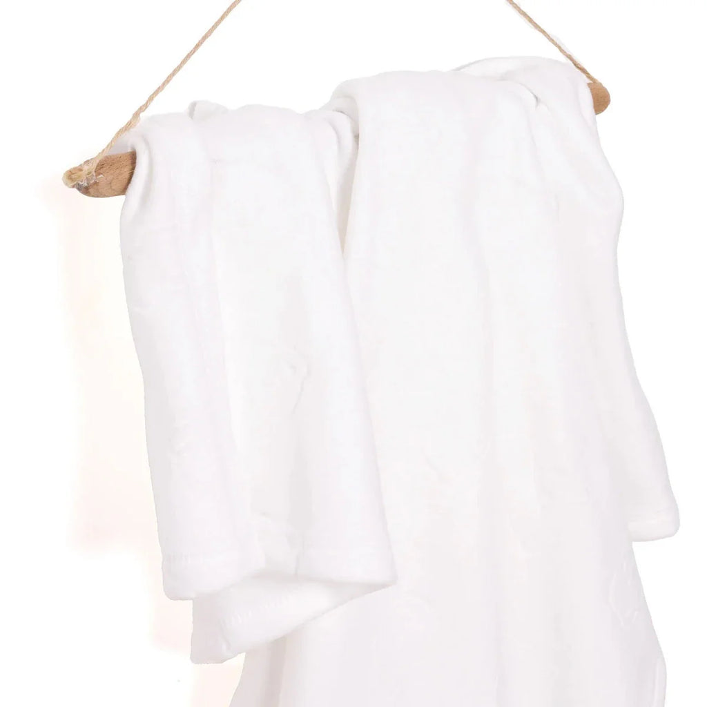 Mollia Unisex Blanket - Ecru