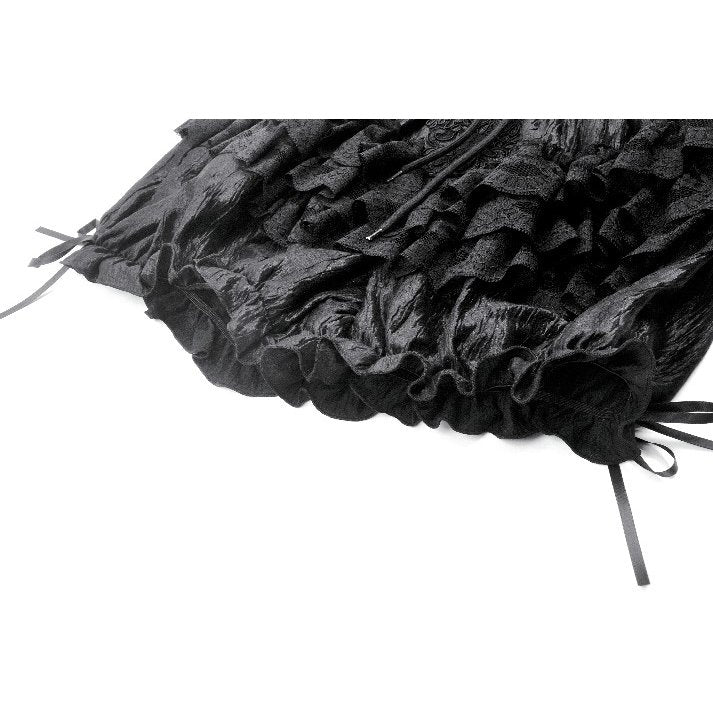 Dark in Love Rosalie Baroque Lace Gothic Bloomers – Black Frill