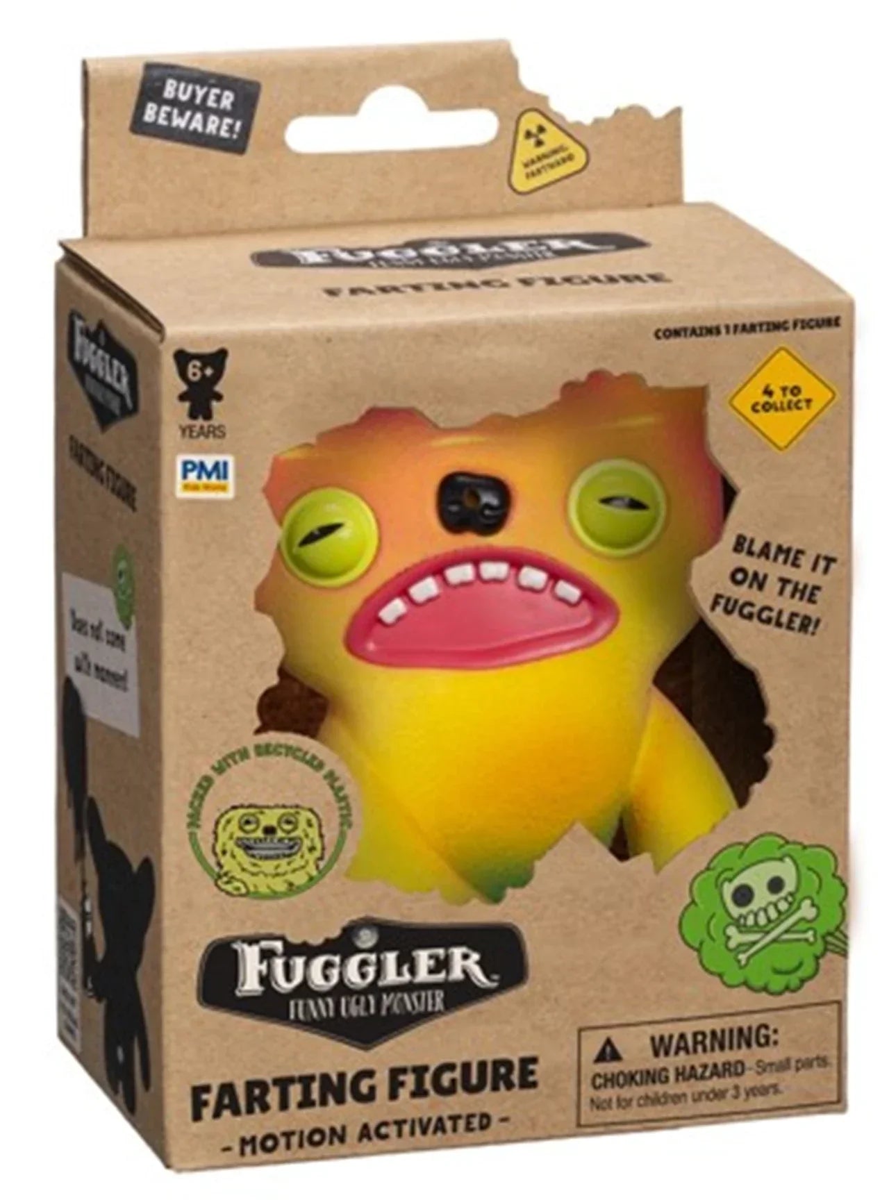Snaps Fuggler Farting Figurine – 9cm Motion Sensor Collectible Toy