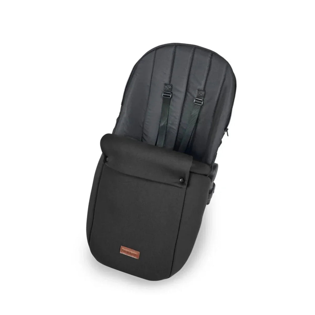 Ickle Bubba Stomp Luxe Travel System with i-Size Stratus Car Seat & ISOFIX Base 12 pcs - Black & Midnight & Black
