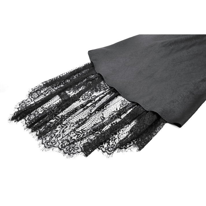 Dark in Love Selene Gothic Kimono Tail Dress – Lace High-Low Gown