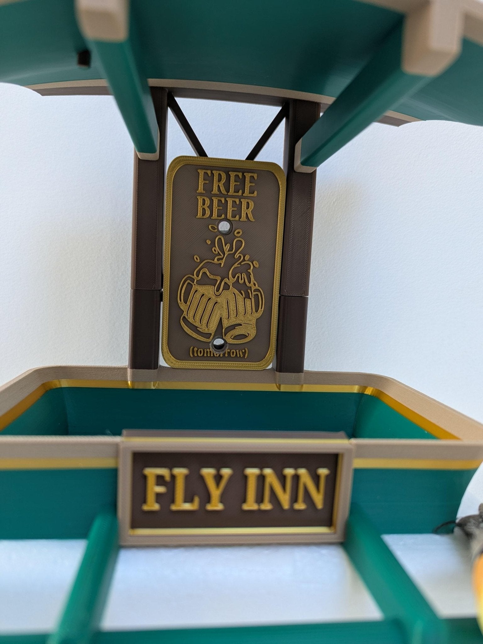 Chaddyverse Fly INN Personalised Bird Feeder – 3D Printed Garden Gift
