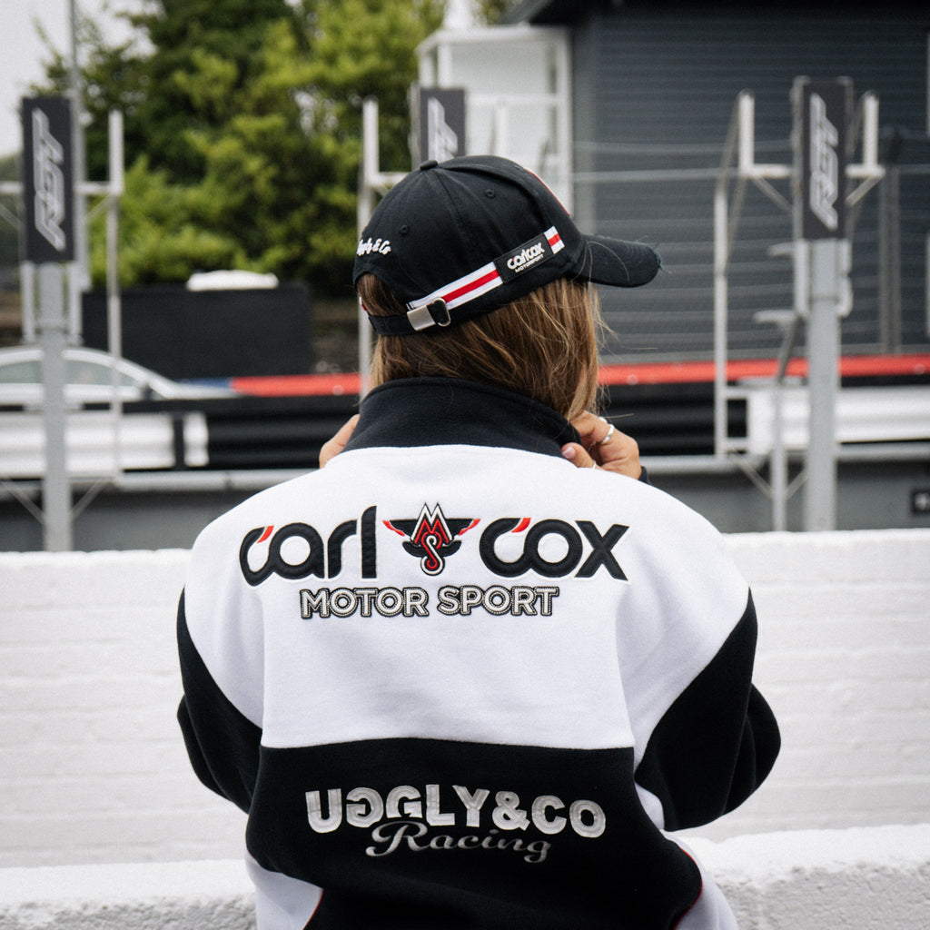 Uggly & Co Carl Cox Motorsport Track Jacket | Vintage Fleece Racing Gear