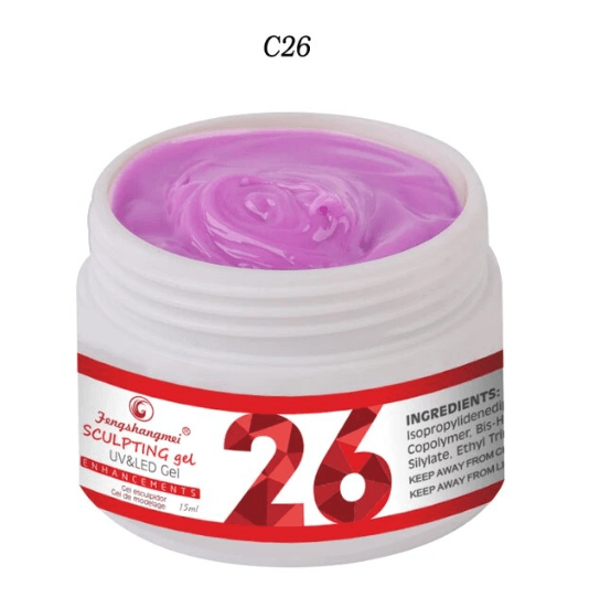 Fengshangmei Builder Gel – 15ml UV LED Nail Extension Camouflage