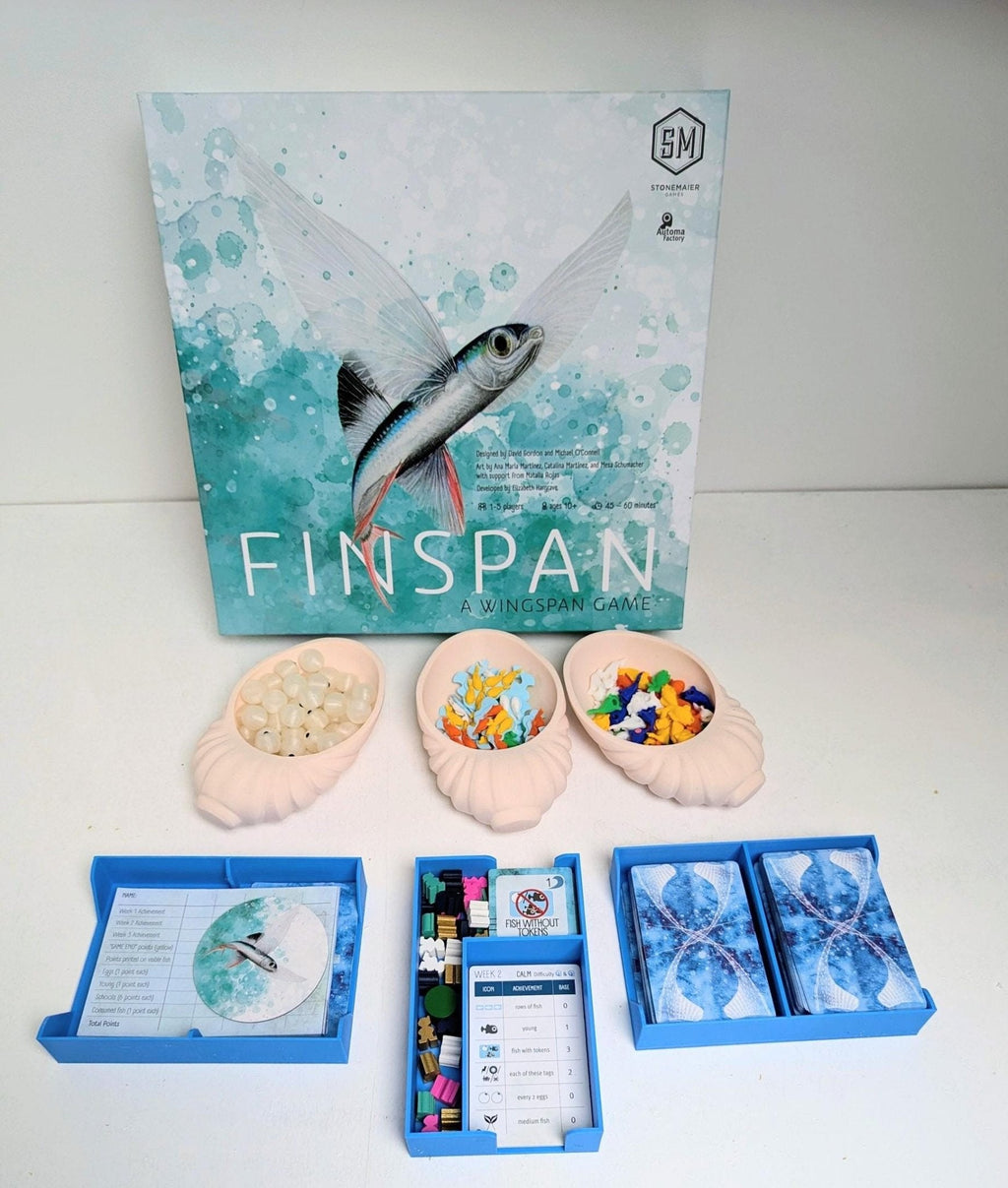 Chaddyverse Finspan Box Organiser & 3D Token Set Game Upgrade
