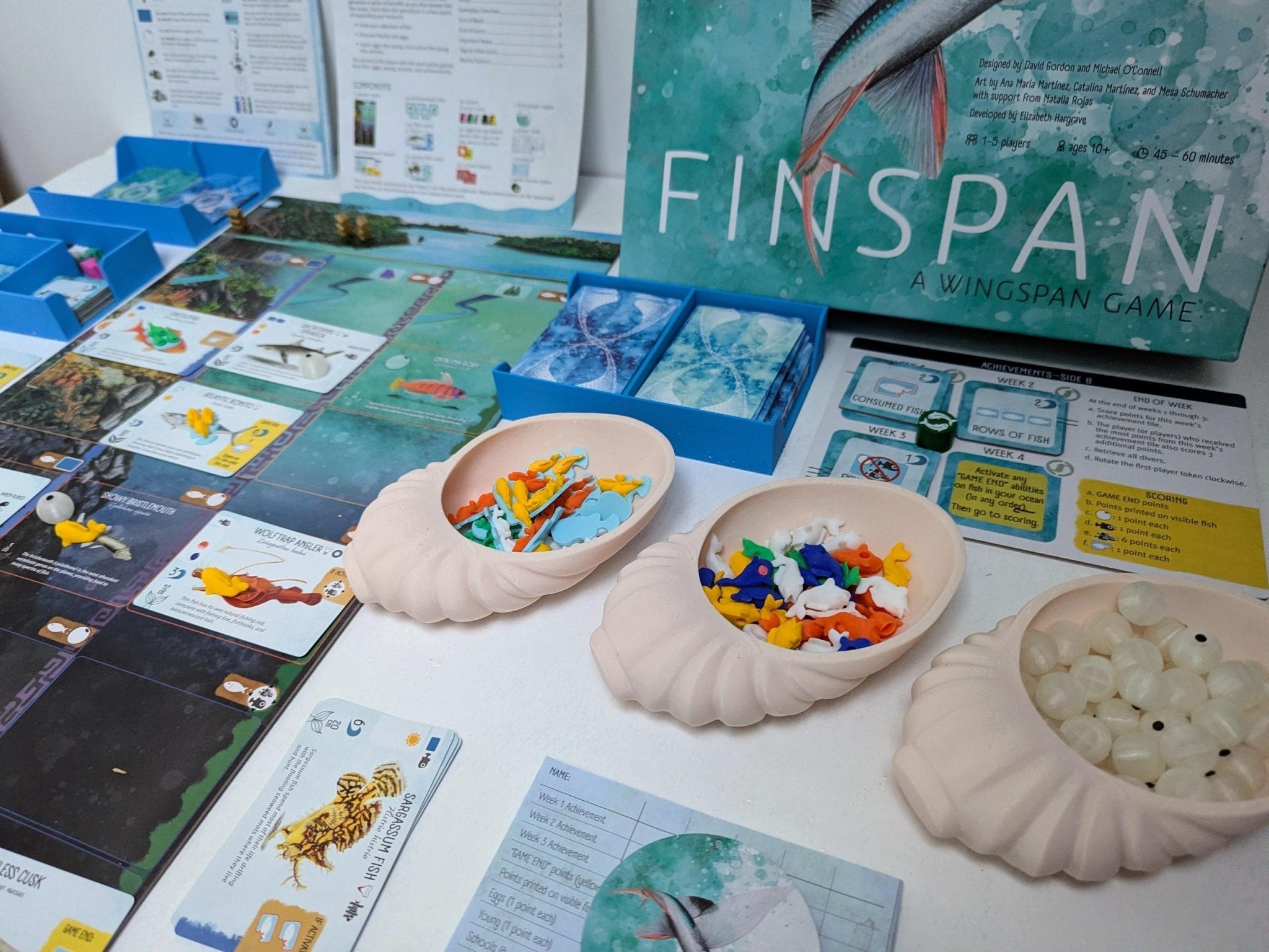 Chaddyverse Finspan Box Organiser & 3D Token Set Game Upgrade