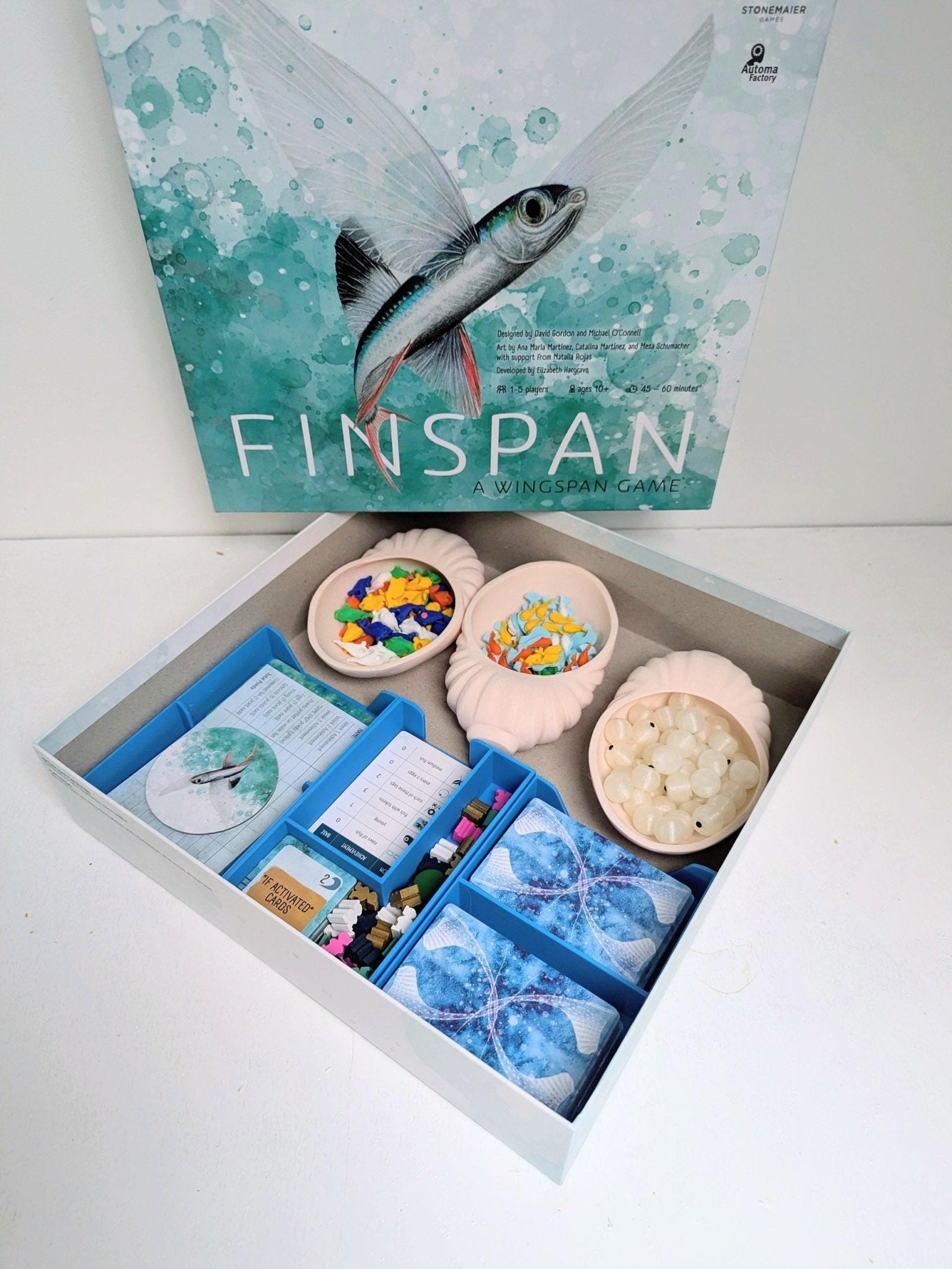 Chaddyverse Finspan Box Organiser & 3D Token Set Game Upgrade