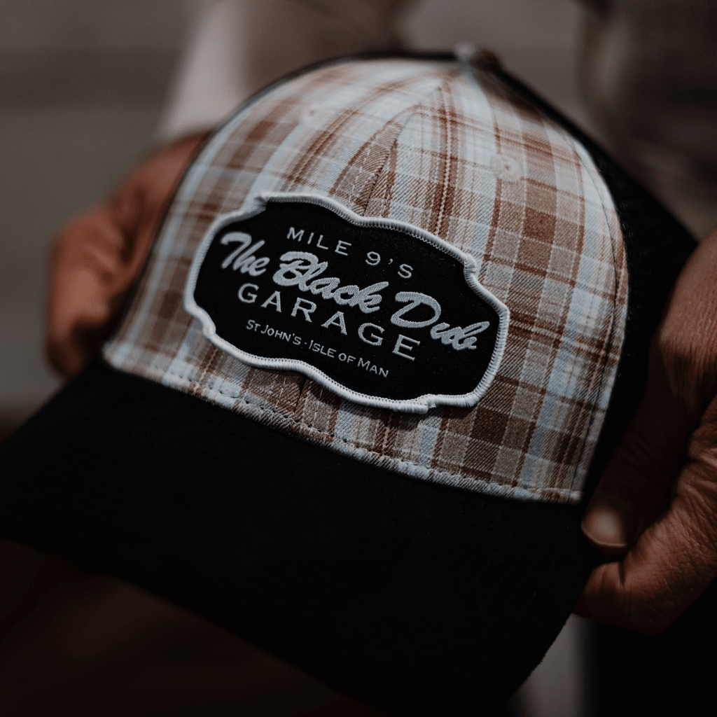 Uggly and Co Tartan Garage Trucker Hat – Suede Peak Vintage Cap
