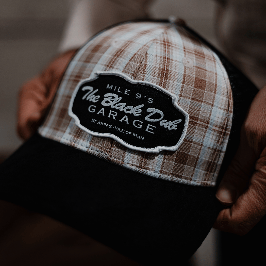 Uggly and Co Tartan Garage Trucker Hat – Suede Peak Vintage Cap