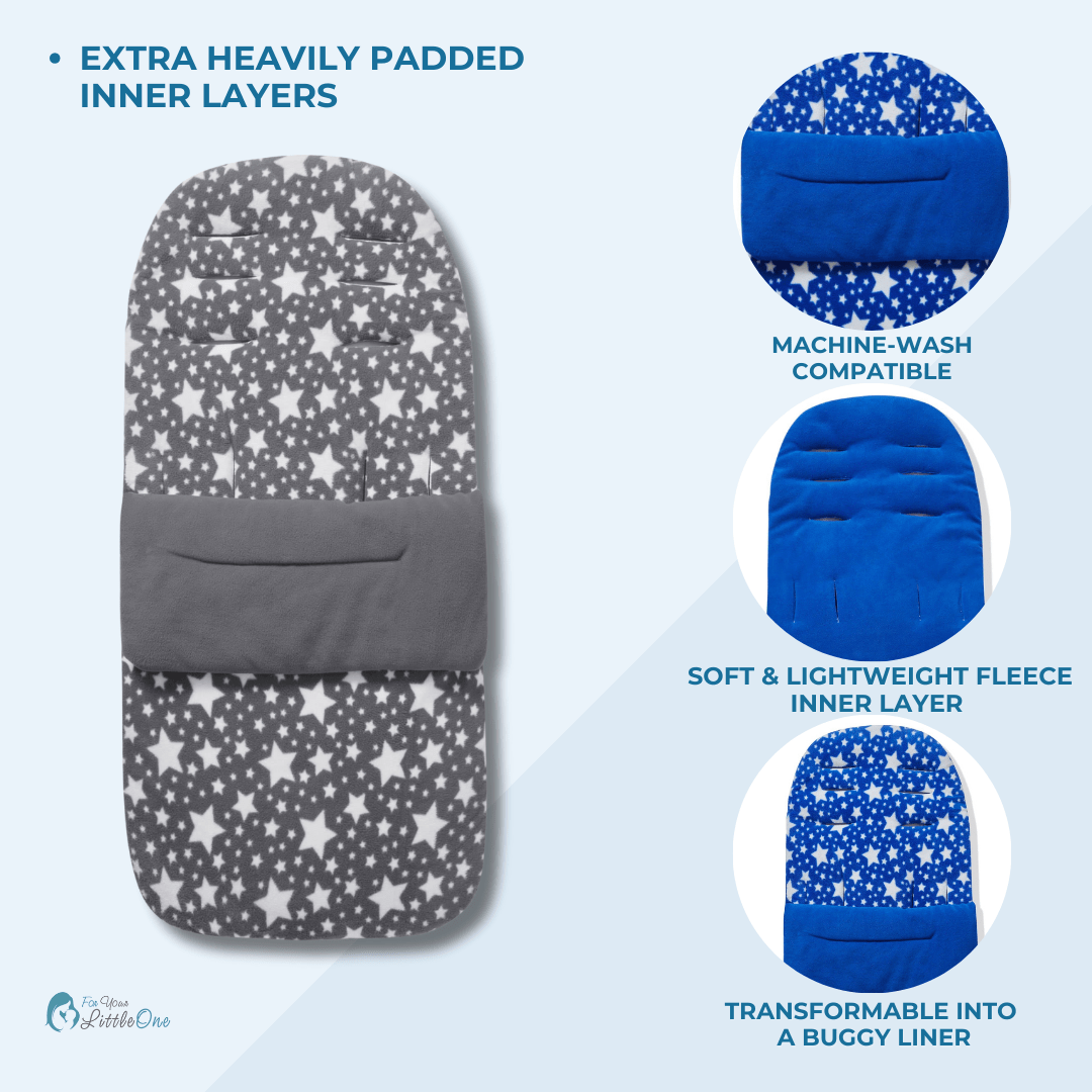 For Your Little One Universal Fleece Footmuff | 2-in-1 Cosy Toes