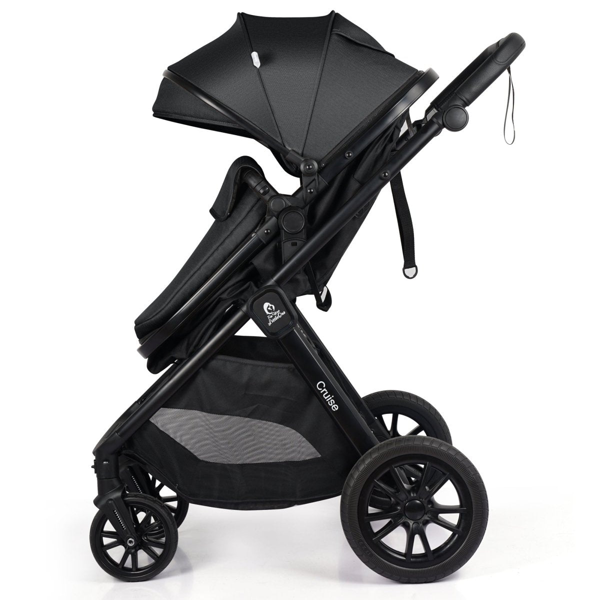 For Your Little One Cruise 3-in-1 Travel System with R129 Car Seat – Black