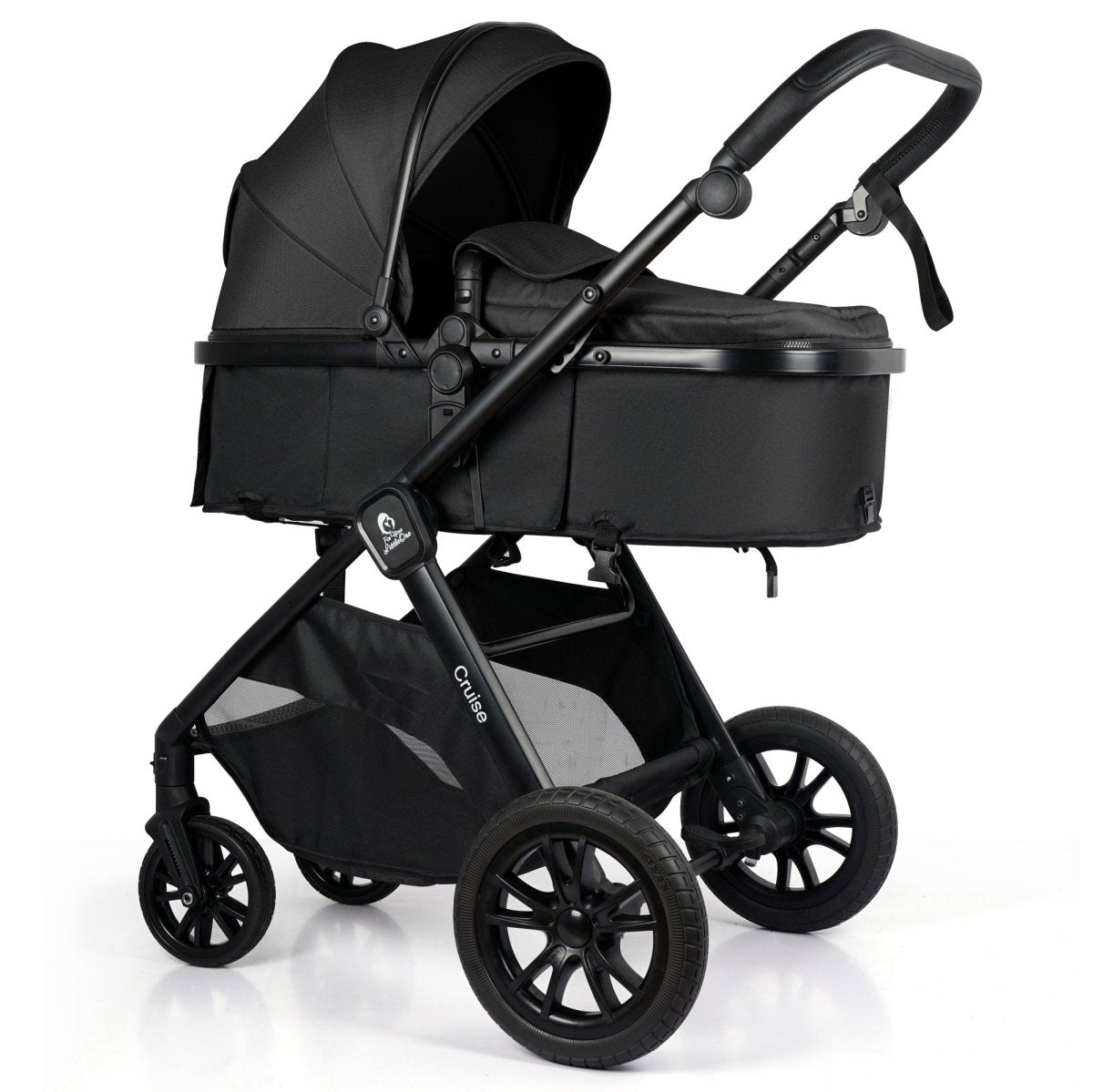 For Your Little One Cruise 3-in-1 Travel System with R129 Car Seat – Black