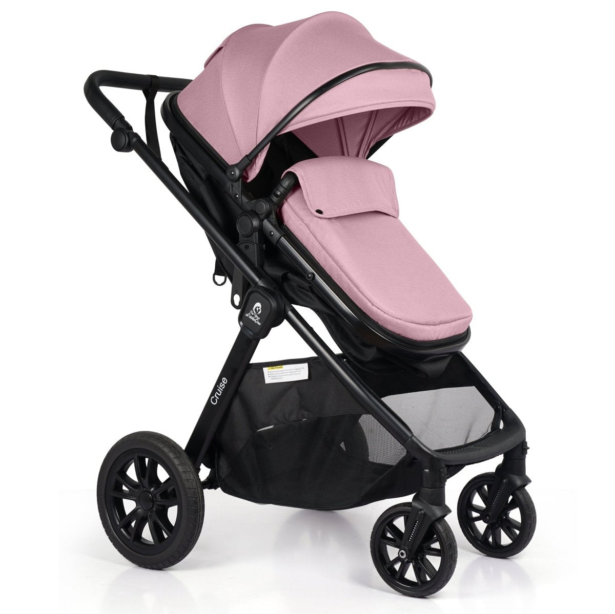 For Your Little One Cruise 3-in-1 Travel System with R129 Car Seat – Blush Rose