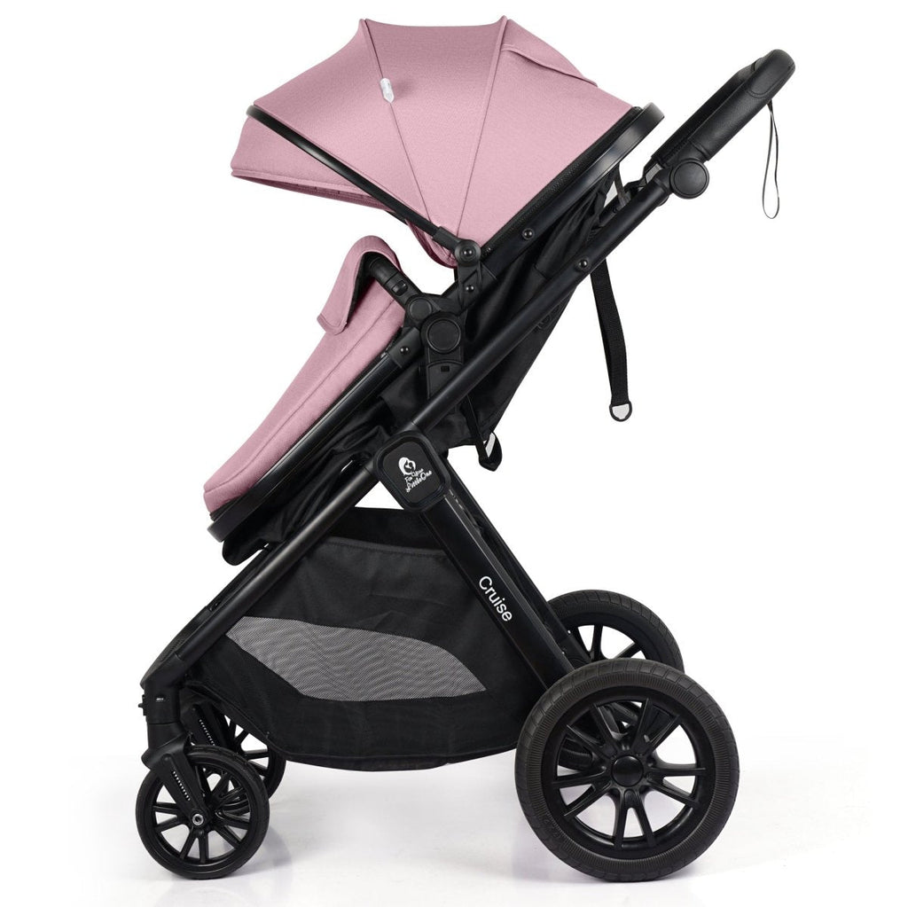 For Your Little One Cruise 3-in-1 Travel System with R129 Car Seat – Blush Rose