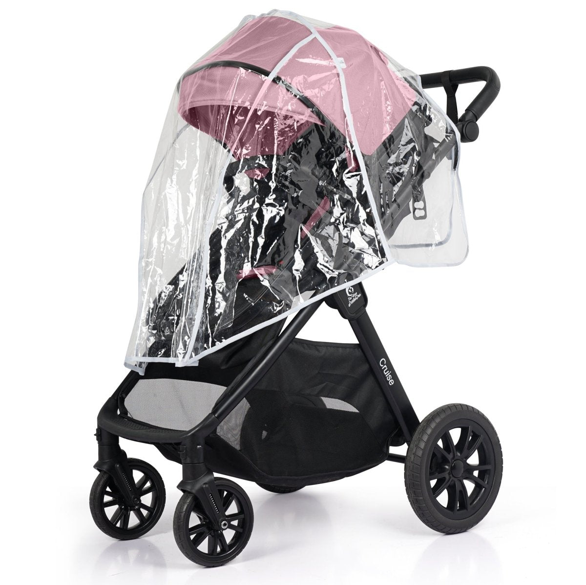 For Your Little One Cruise 3-in-1 Travel System with R129 Car Seat – Blush Rose