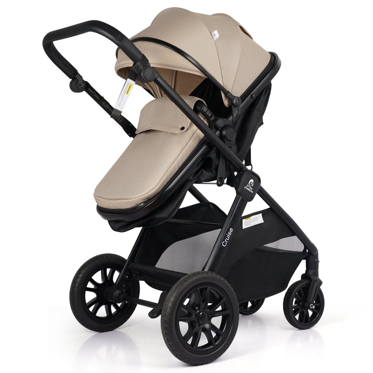 For Your Little One Cruise 3-in-1 Travel System with R129 Car Seat – Dune Beige