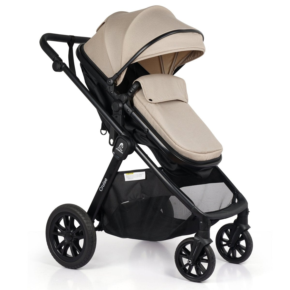 For Your Little One Cruise 3-in-1 Travel System with R129 Car Seat – Dune Beige