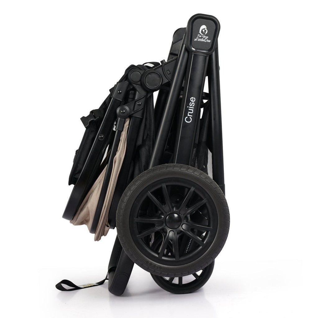 For Your Little One Cruise 3-in-1 Travel System with R129 Car Seat – Dune Beige