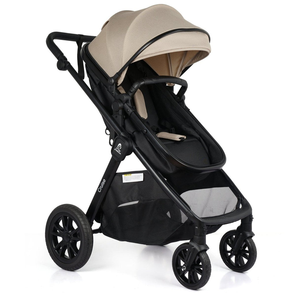 For Your Little One Cruise 3-in-1 Travel System with R129 Car Seat – Dune Beige