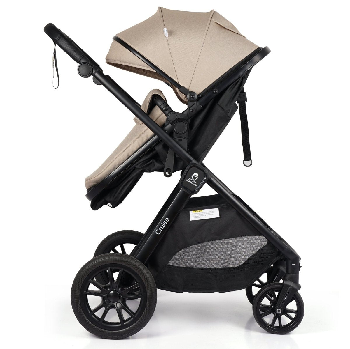 For Your Little One Cruise 3-in-1 Travel System with R129 Car Seat – Dune Beige