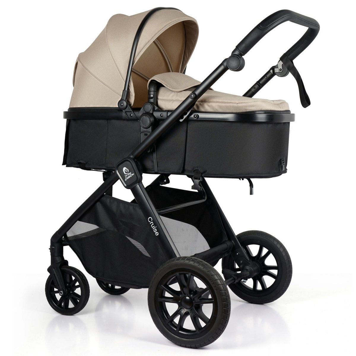 For Your Little One Cruise 3-in-1 Travel System with R129 Car Seat – Dune Beige