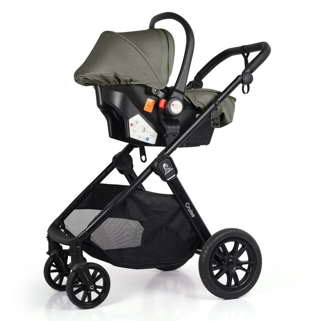 For Your Little One Cruise 3-in-1 Travel System with R129 Car Seat - Sage