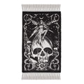 Alchemy Gothic Fairy Skull Rug – Woven Cotton Gothic Home Decor