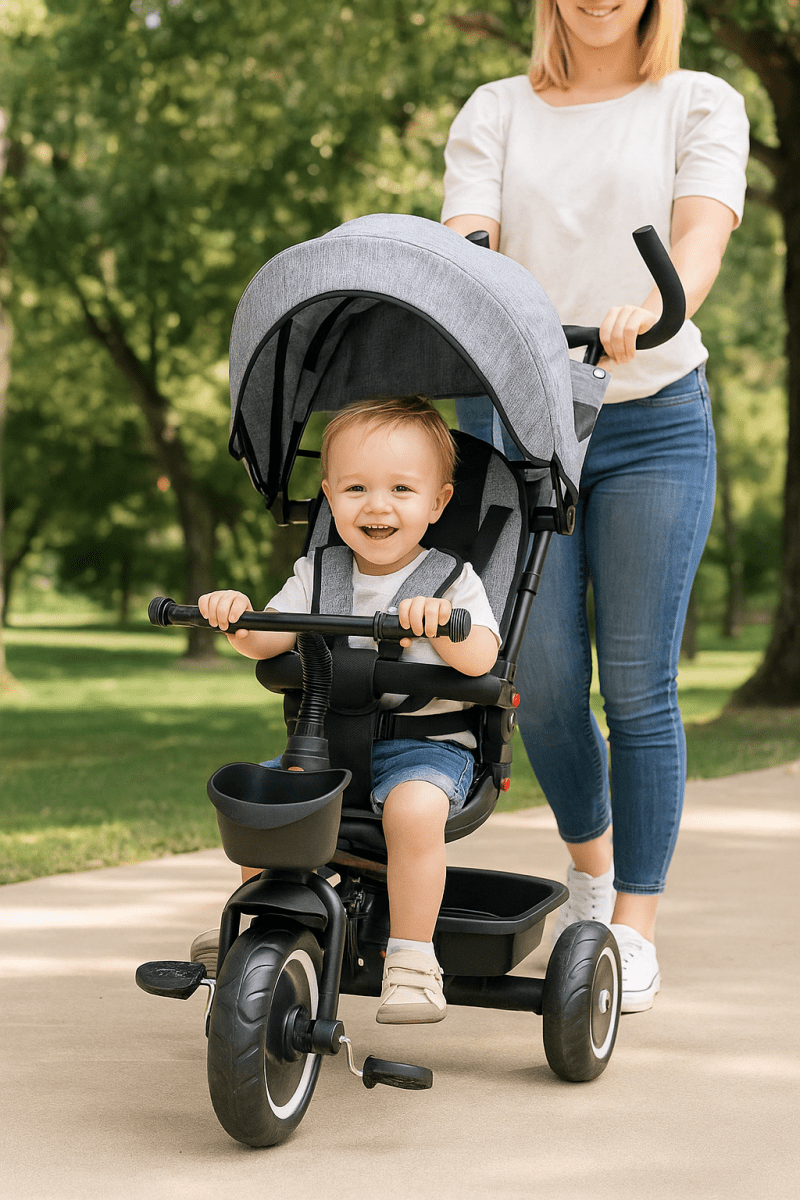 For Your Little One Trike V3 | 2-in-1 Stroller & Tricycle - Grey