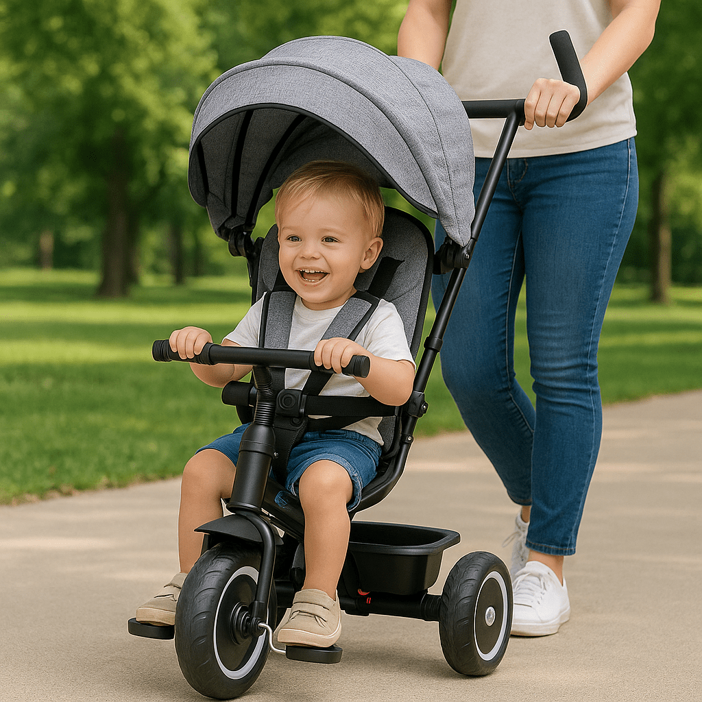 For Your Little One Trike V3 | 2-in-1 Stroller & Tricycle - Grey