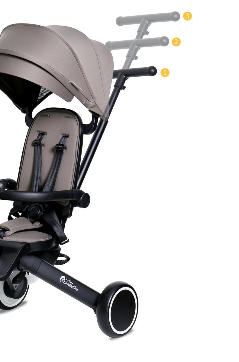 For Your Little One Xplor 6-in-1 Foldable Tricycle - Grey Olive