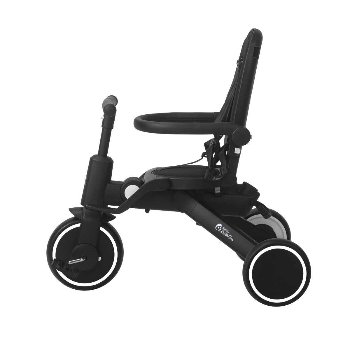 For Your Little One Xplor 6-in-1 Foldable Tricycle - Jet Black