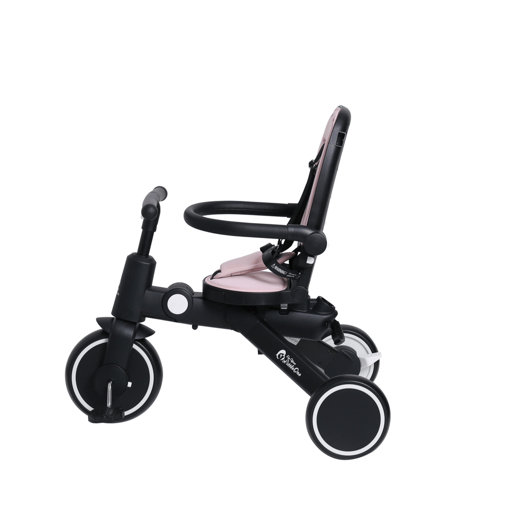 For Your Little One Xplor 6-in-1 Foldable Tricycle - Pastel Pink