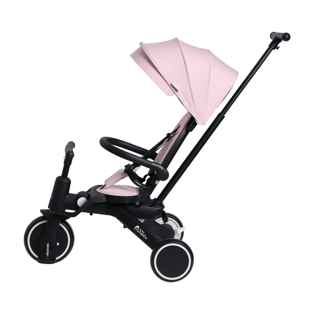 For Your Little One Xplor 6-in-1 Foldable Tricycle - Pastel Pink