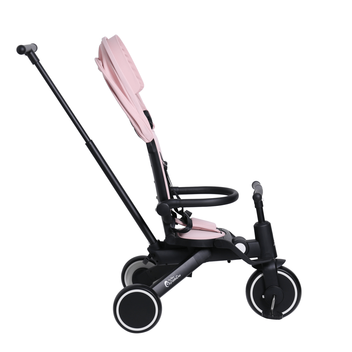 For Your Little One Xplor 6-in-1 Foldable Tricycle - Pastel Pink
