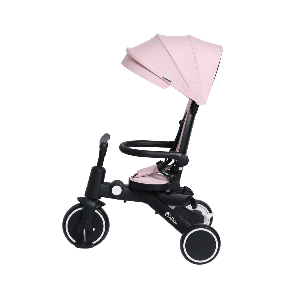 For Your Little One Xplor 6-in-1 Foldable Tricycle - Pastel Pink