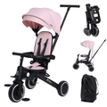 For Your Little One Xplor Plus 6-in-1 Foldable Trike - Pastel Pink