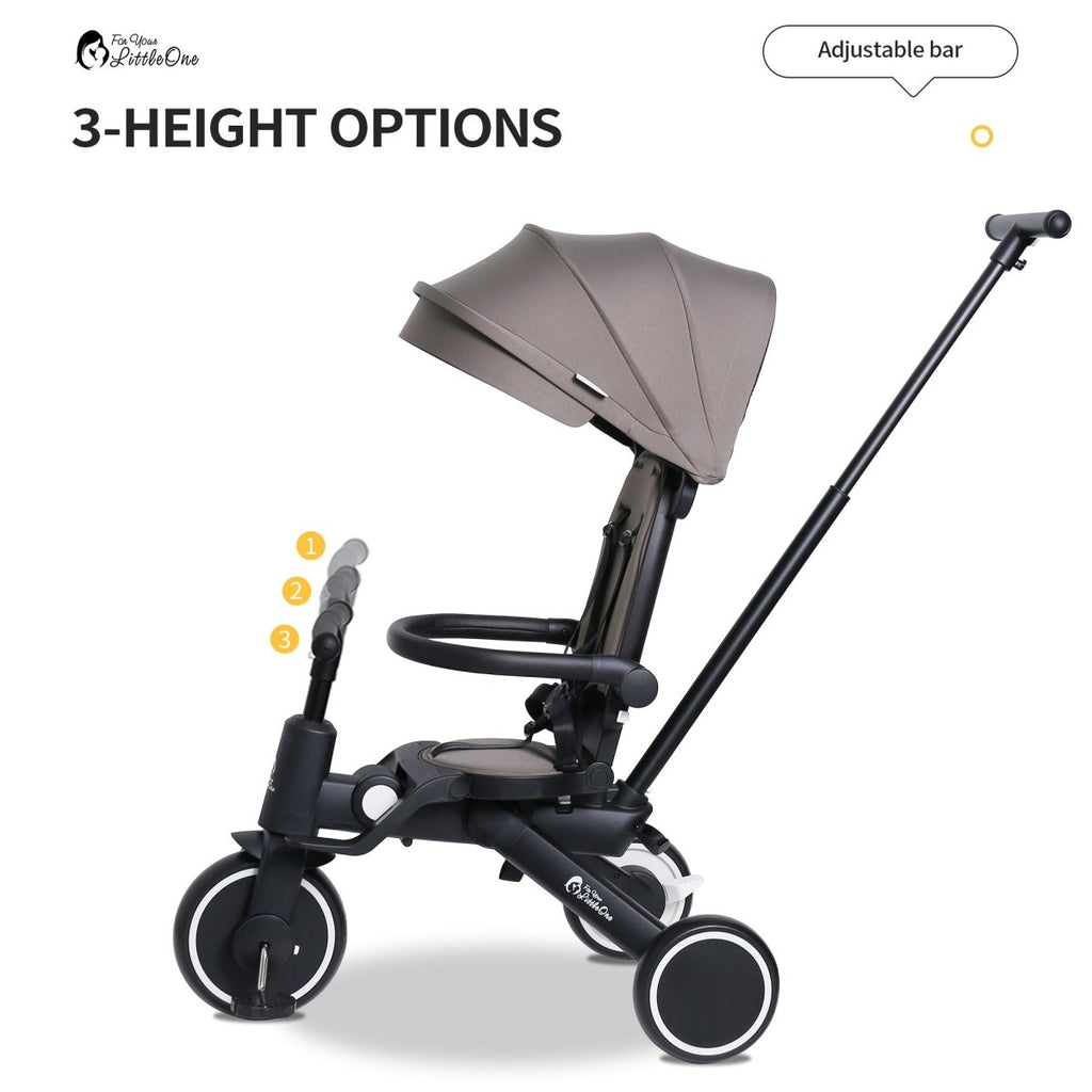 Foryourlittleone Xplor Ultimate 6-in-1 Foldable Trike - Green (10m-4y)