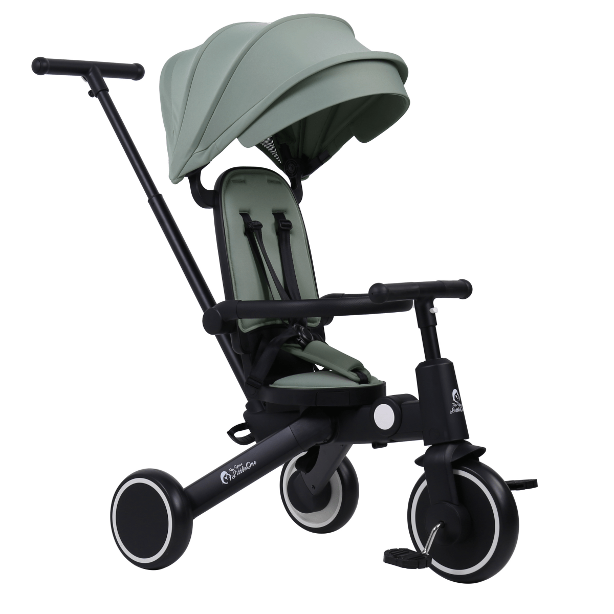 Foryourlittleone Xplor Ultimate 6-in-1 Foldable Trike - Green (10m-4y)