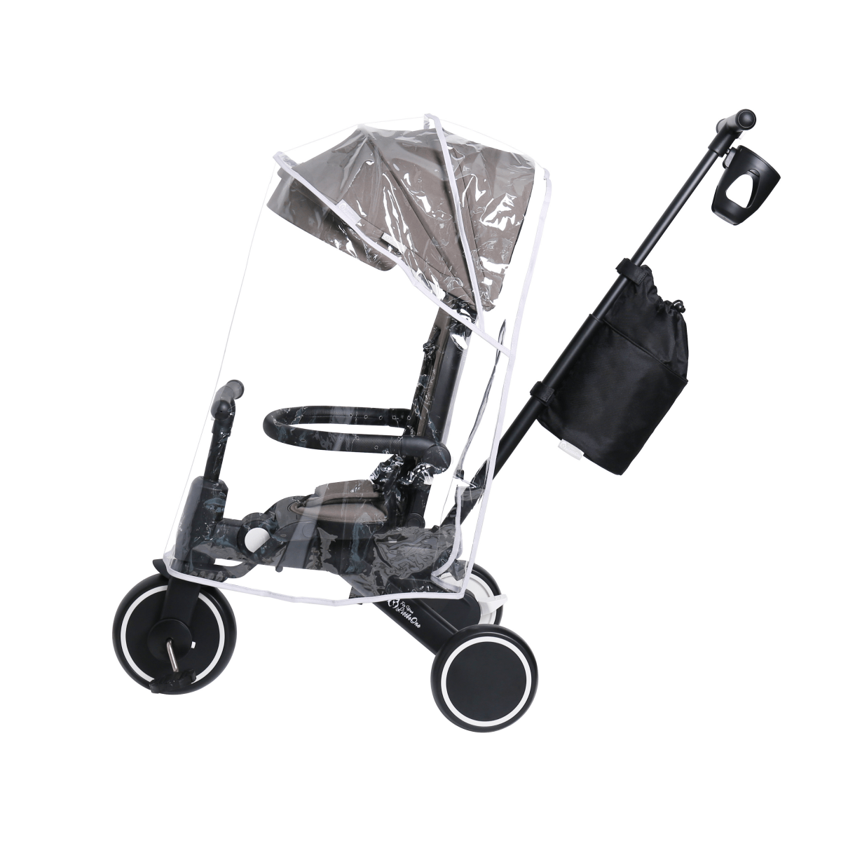 For Your Little One Xplor 6-in-1 Foldable Trike & Stroller - Grey Olive