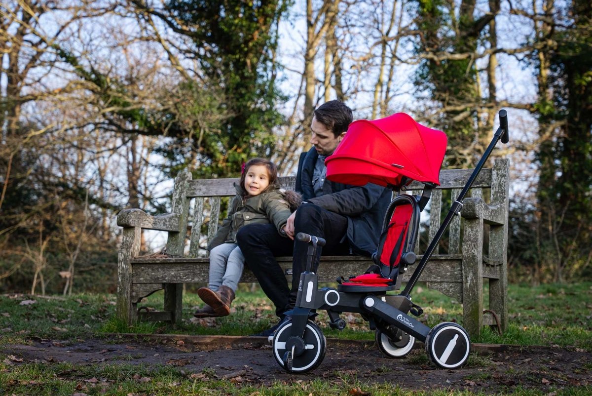 For Your Little One Xplor 6-in-1 Foldable Trike & Stroller - Grey Olive