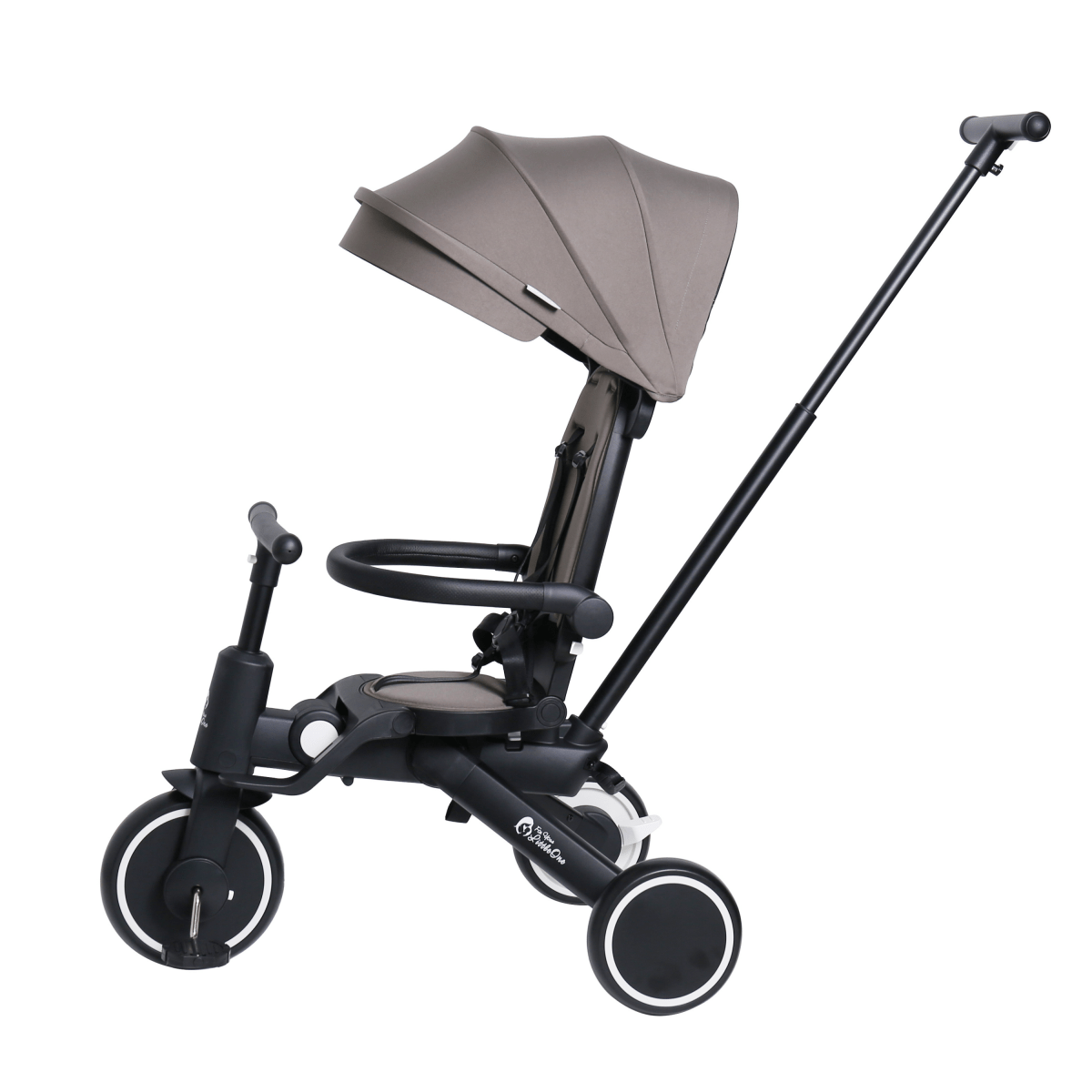 Foryourlittleone Xplor Plus 6-in-1 Foldable Tricycle - Grey Olive