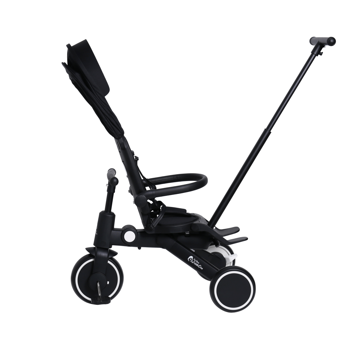 For Your Little One Xplor Plus 6-in-1 Foldable Tricycle - Jet Black
