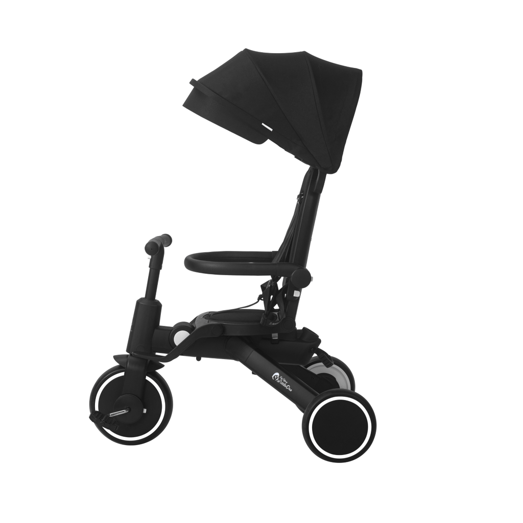 For Your Little One Xplor 8-in-1 Foldable Tricycle - Jet Black (10m-4y)