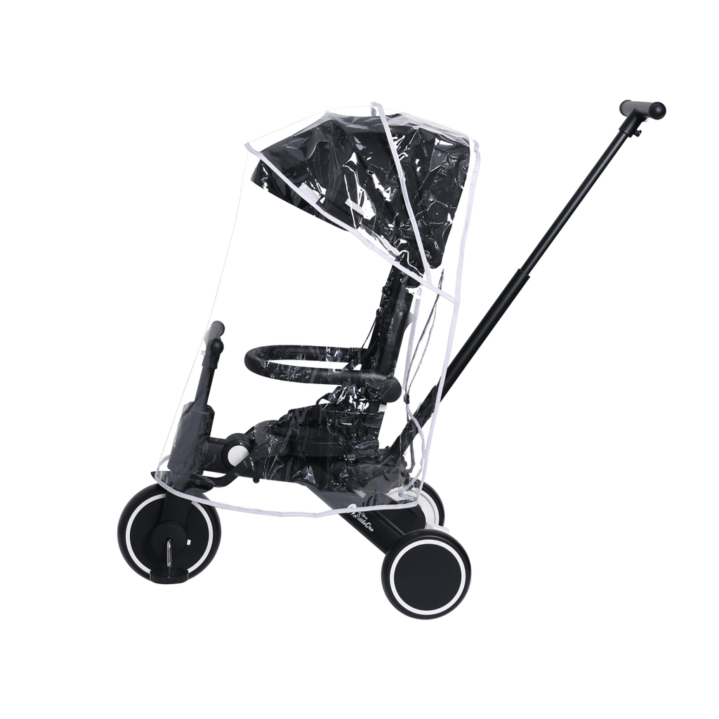 For Your Little One Xplor 8-in-1 Foldable Tricycle - Jet Black (10m-4y)