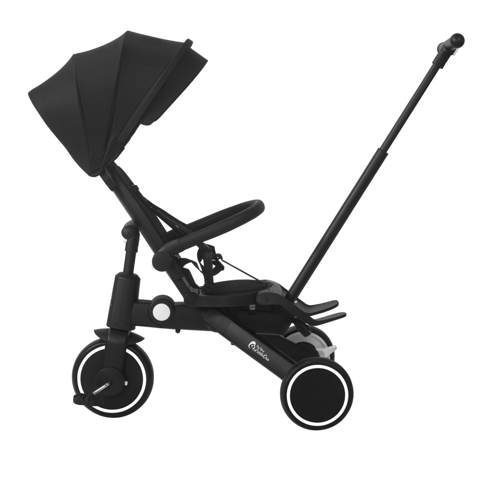 For Your Little One Xplor 8-in-1 Foldable Tricycle - Jet Black (10m-4y)