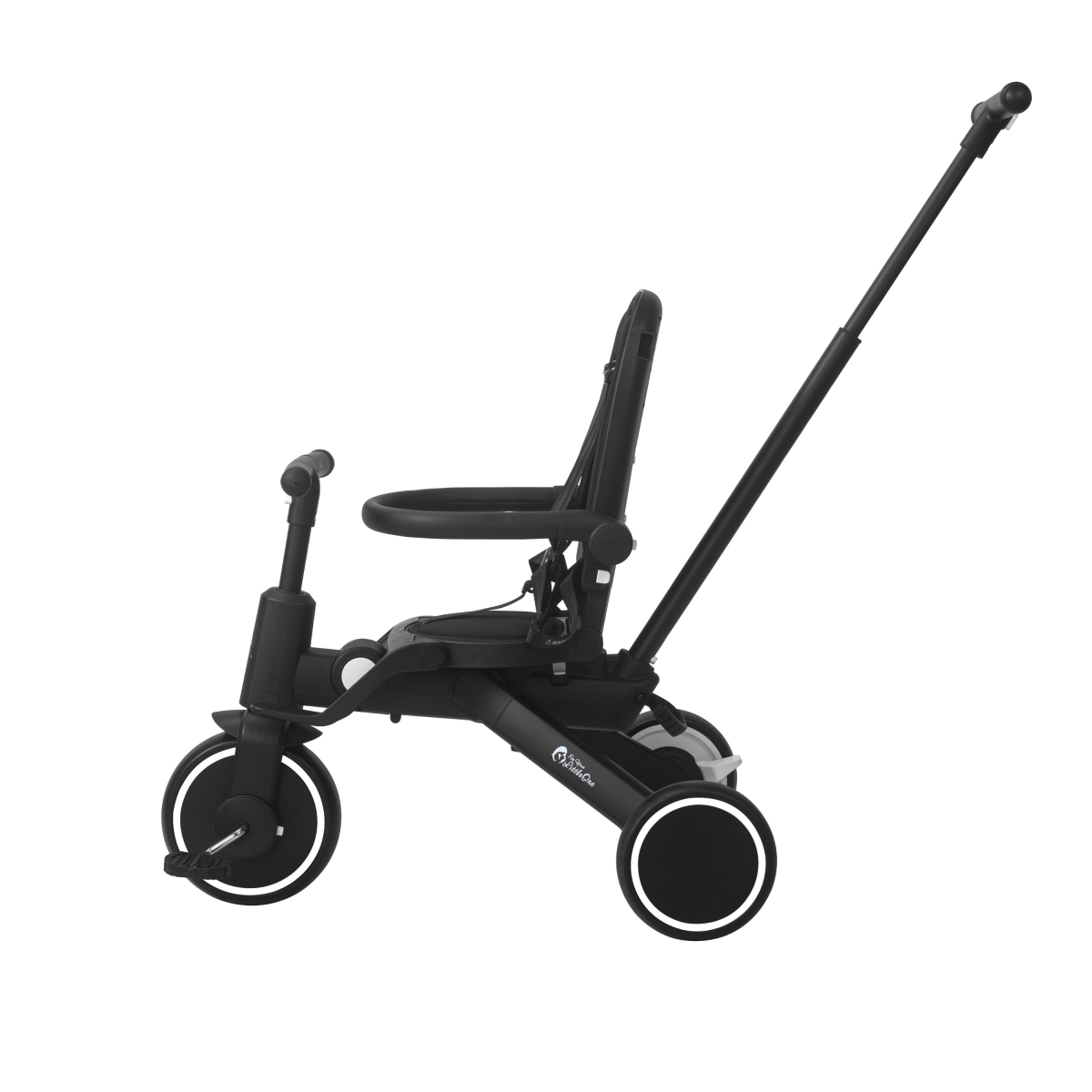 For Your Little One Xplor Plus 6-in-1 Foldable Tricycle - Jet Black