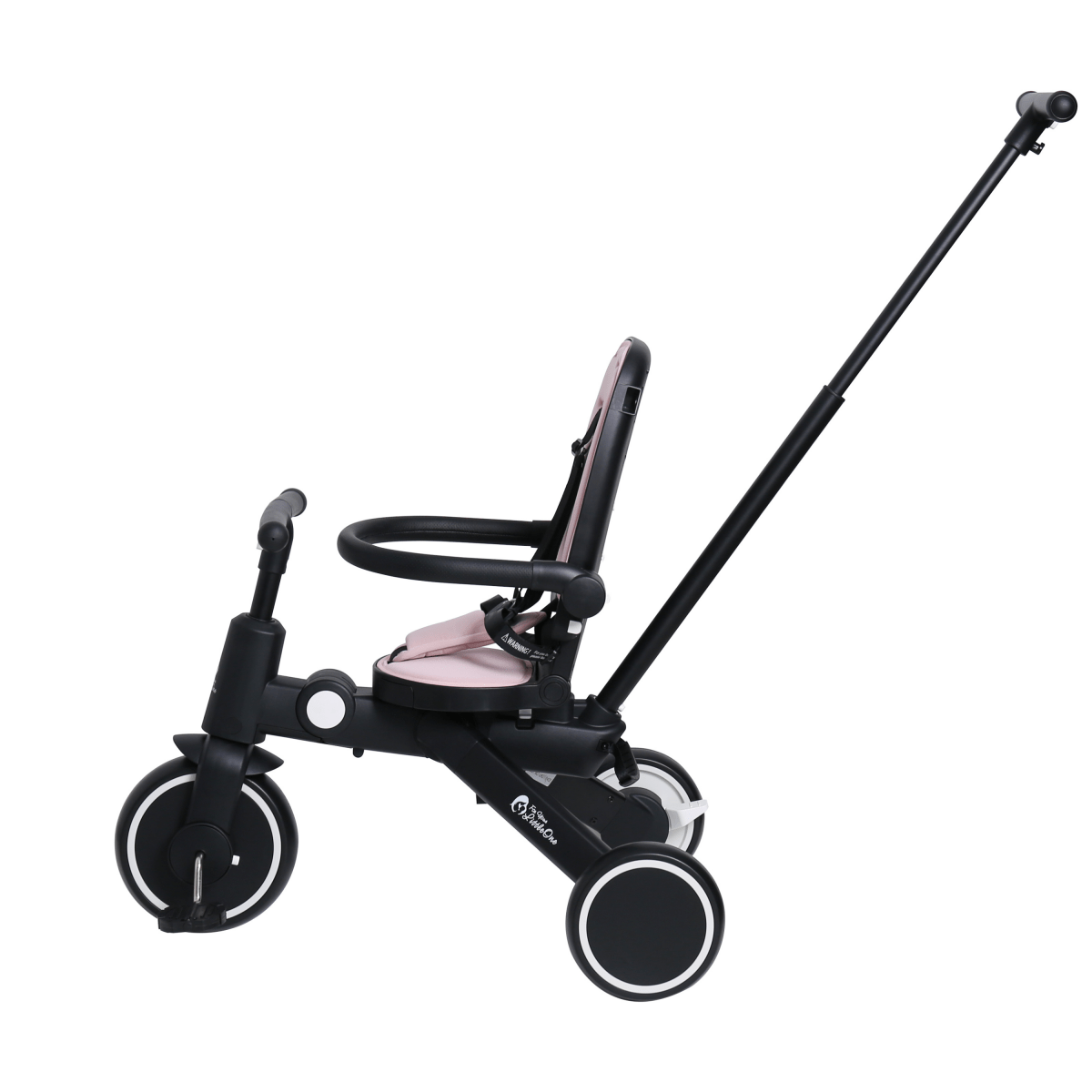 For Your Little One Xplor Plus 6-in-1 Foldable Trike - Pastel Pink
